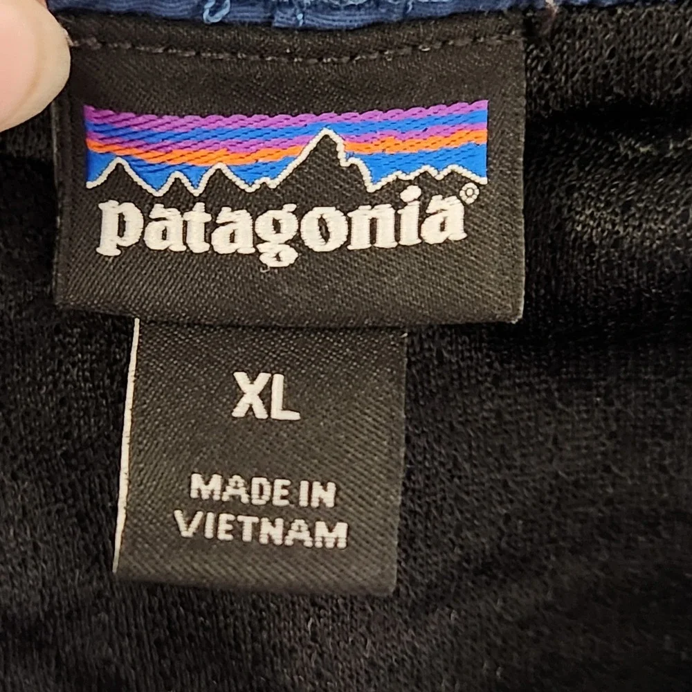Patagonia Baggies Longs Shorts Mens XL Glass Blue Lined 7